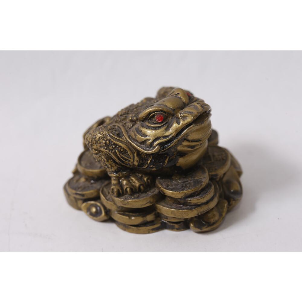 Jin Chan Small Figurine Three-legged Money Frog Feng Shui ~ 260423-WH 1091